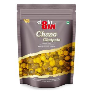 8AM Roasted Chana Chatpata 200g Pouch