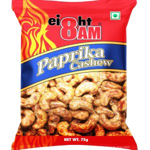 8AM Paprika Cashews Pouch, 75g