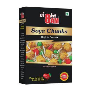 8AM Soya Chunks Regular, 200g