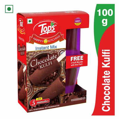 Tops Instant Mix Chocolate Kulfi- 100g Mono Carton