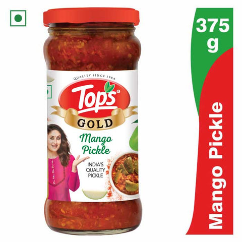 Tops Pickle Mango - 375g. Glass Bottle