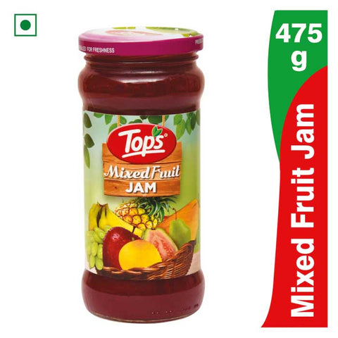 Tops Mixed Fruit Jam - 475g. Glass Bottle